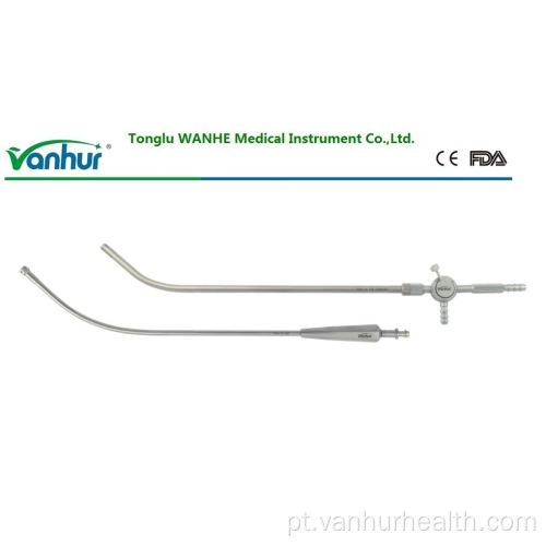 Tubo de irrigação de sucção para instrumento de toracotomia